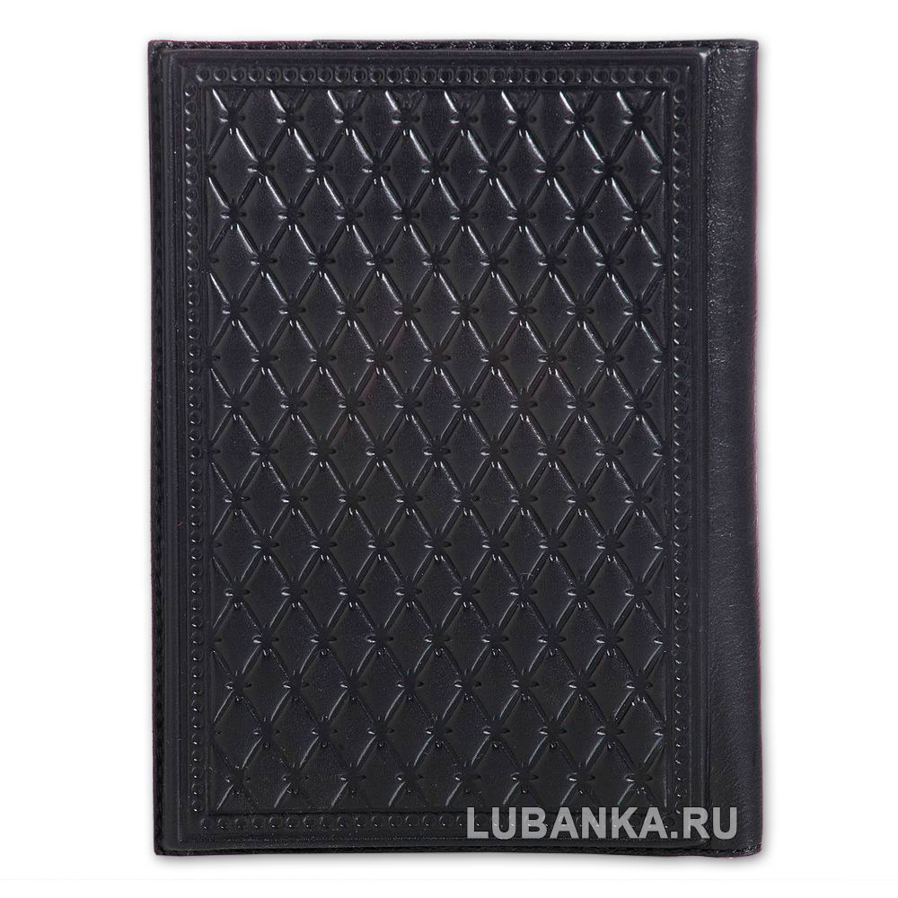 Обложка для паспорта «ГРУ», чёрная